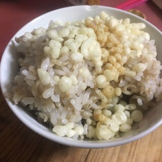 タレが決めてな天かす丼